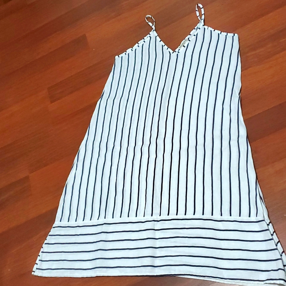 Linen tank dress